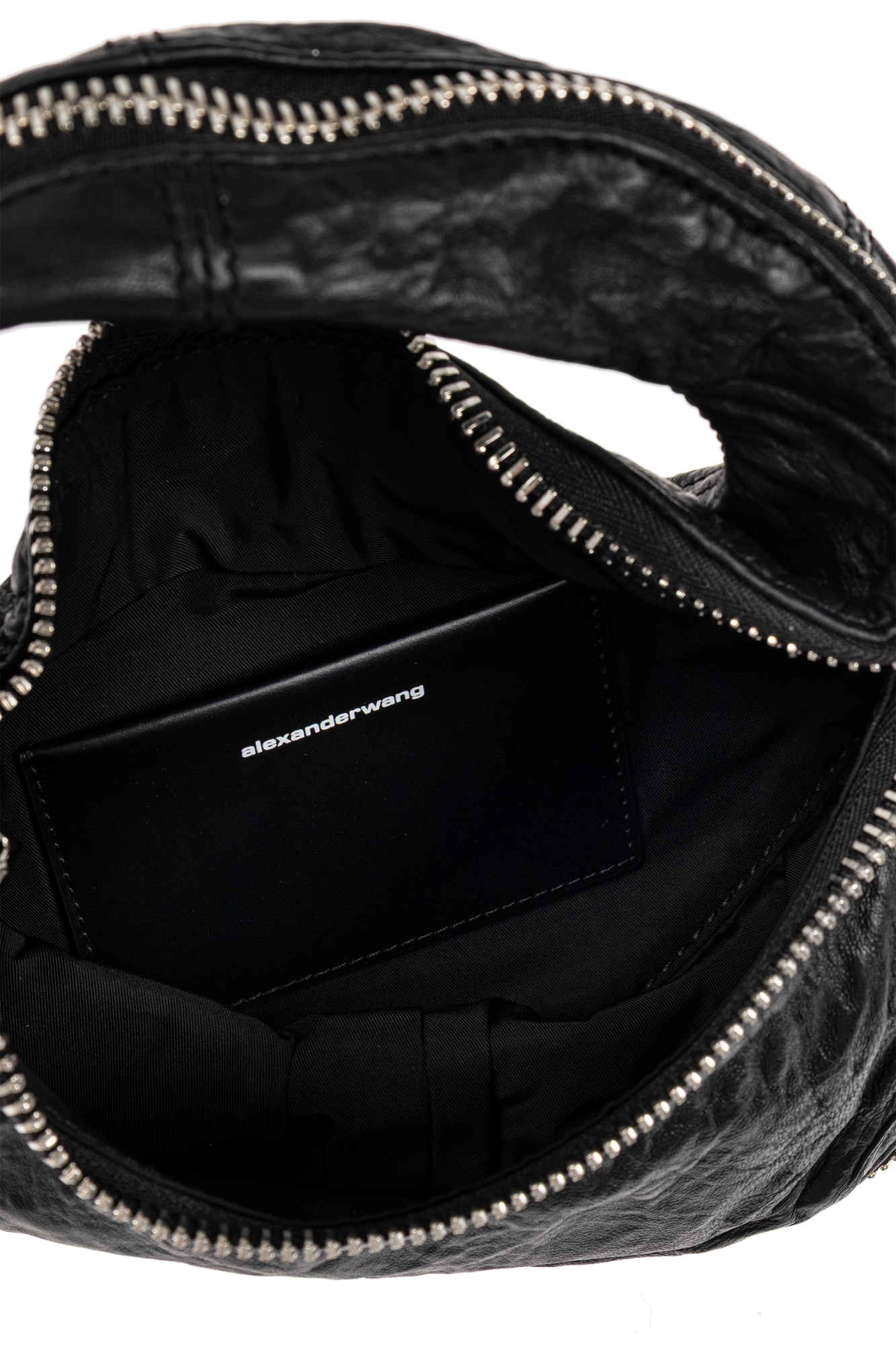 ショルダーバッグ・ポシェット Alexander Wang Twyst Mini Crossbody - Leather - Black Black Memory Leather Mini Twyst Bag in BLACK | alexanderwang®